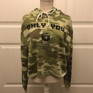 Smokey the Bear Cropped Sweatshirt